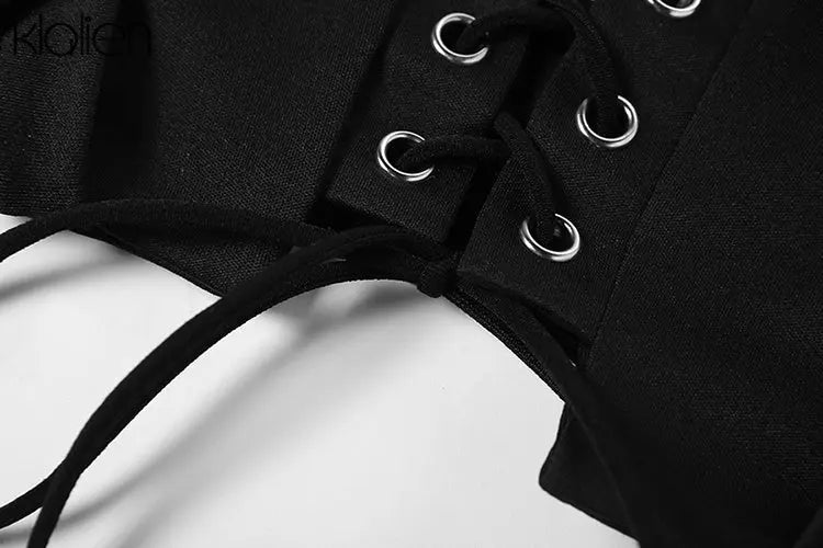 See Through Mesh Crop Top and Trousers Two Piece Set Casual Streetwear 2022 - Blade & Thread