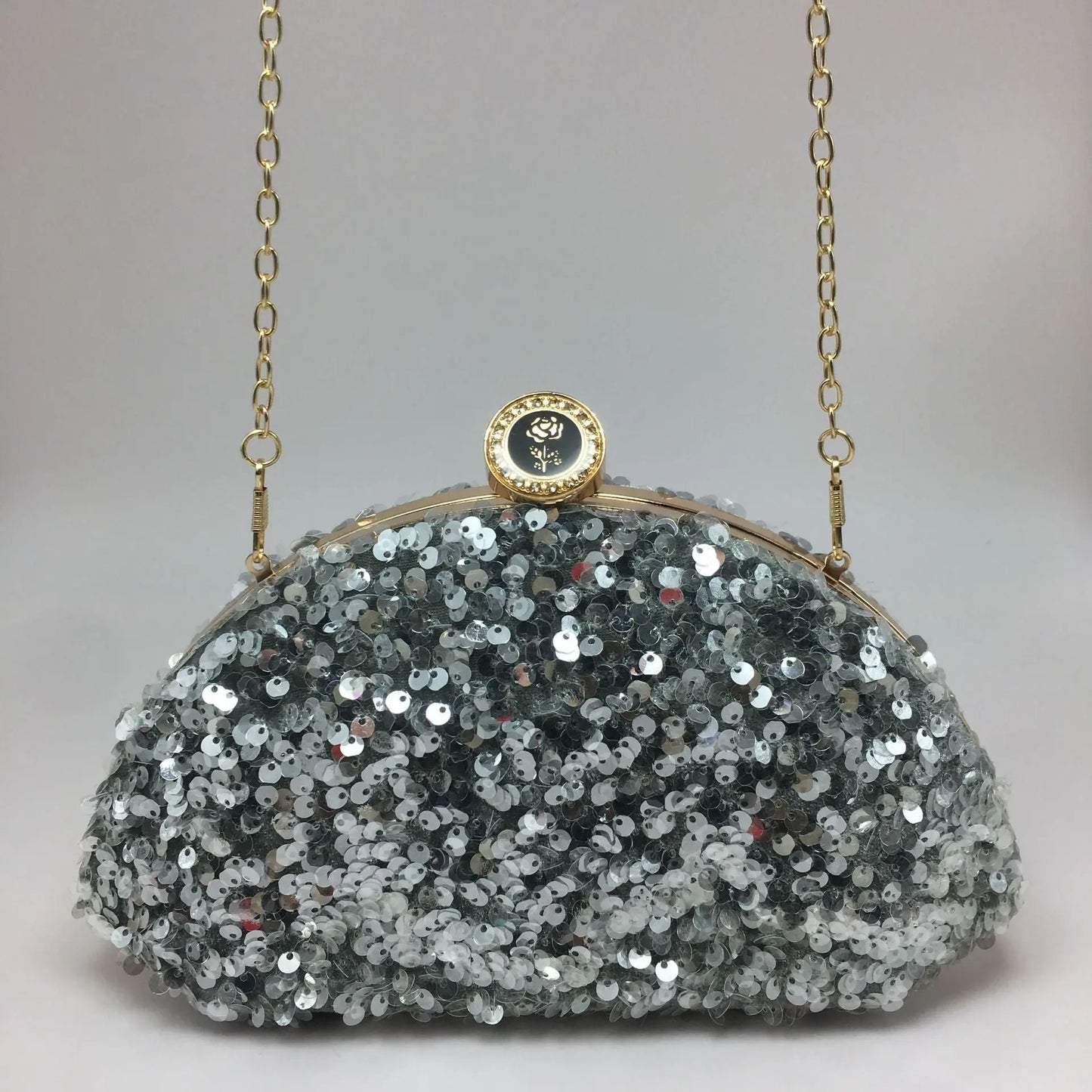 Sequined laser iridescent multi-color fashionable cosmetic bags - Blade & Thread