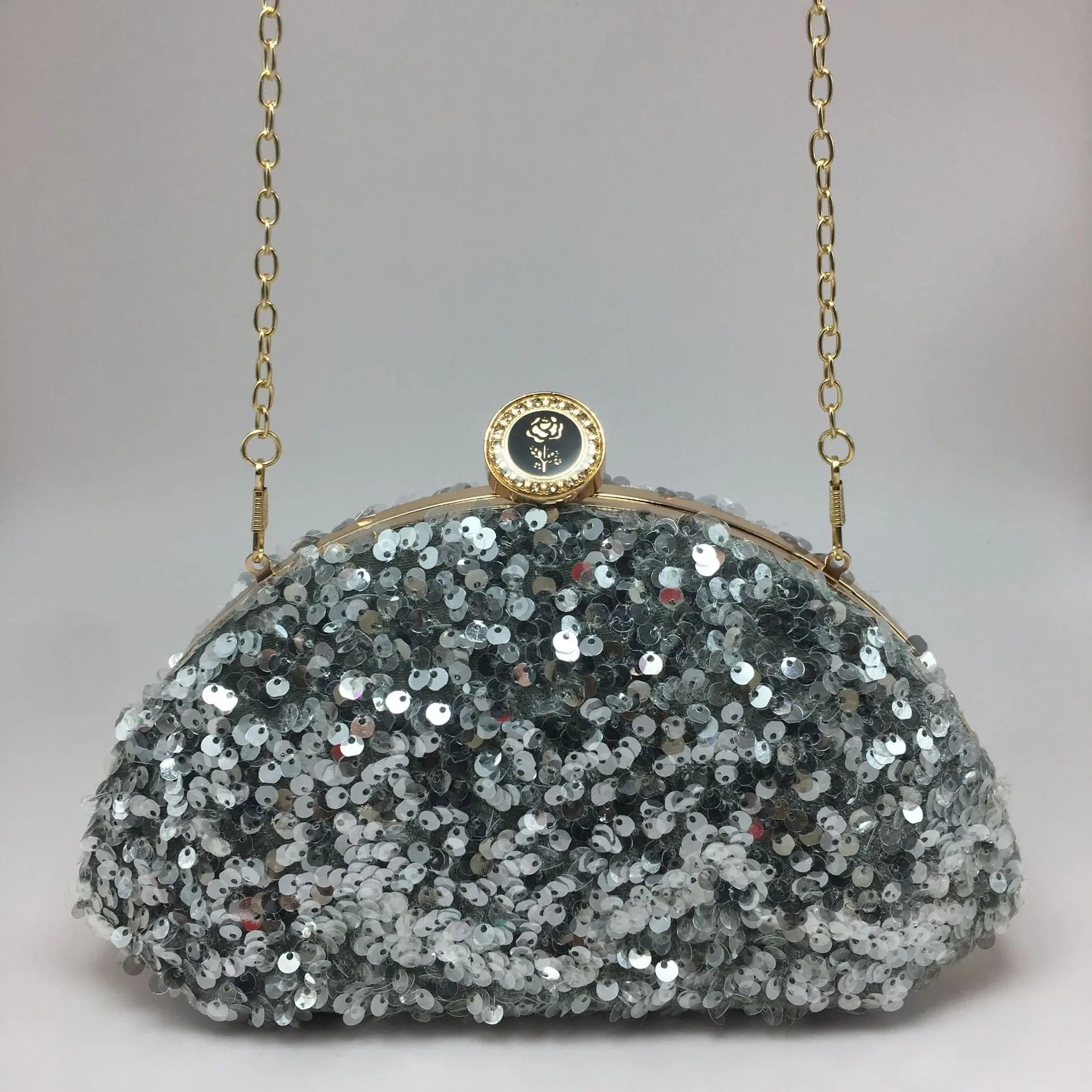 Sequined laser iridescent multi-color fashionable cosmetic bags - Blade & Thread