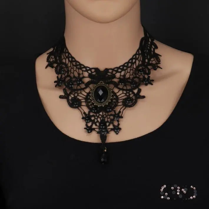 Sexy Big Statement Beads Flowers Water Droplets Crystal Necklaces & Pendants nowadaysfashion