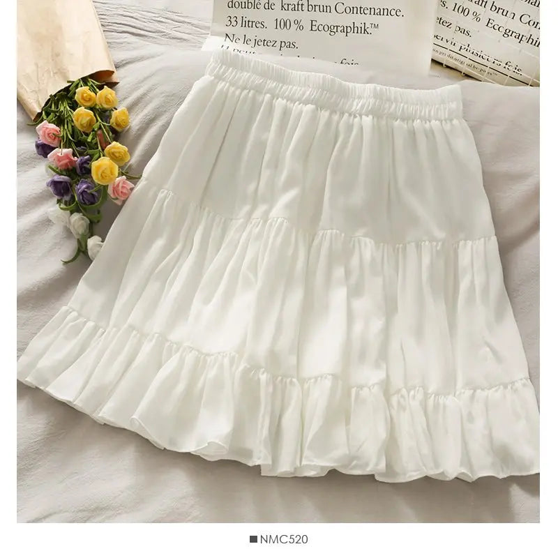 Sexy High Waist Slim Pleated A Line Mini Skirts Casual Short Skirt Alt Clothes Female - Blade & Thread