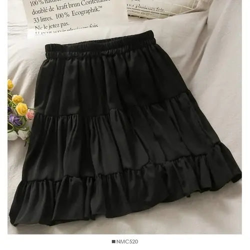 Sexy High Waist Slim Pleated A Line Mini Skirts Casual Short Skirt Alt Clothes Female - Blade & Thread
