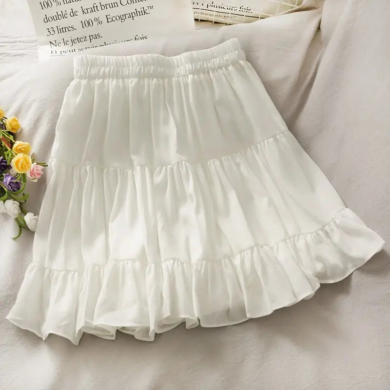 Sexy High Waist Slim Pleated A Line Mini Skirts Casual Short Skirt Alt Clothes Female - Blade & Thread