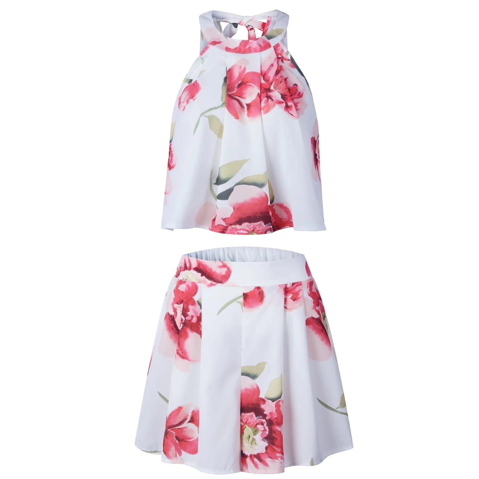 Sexy Jumpsuit For Women Loose Cause Boho Floral Female Rompers Beach Shorts Sets - Blade & Thread