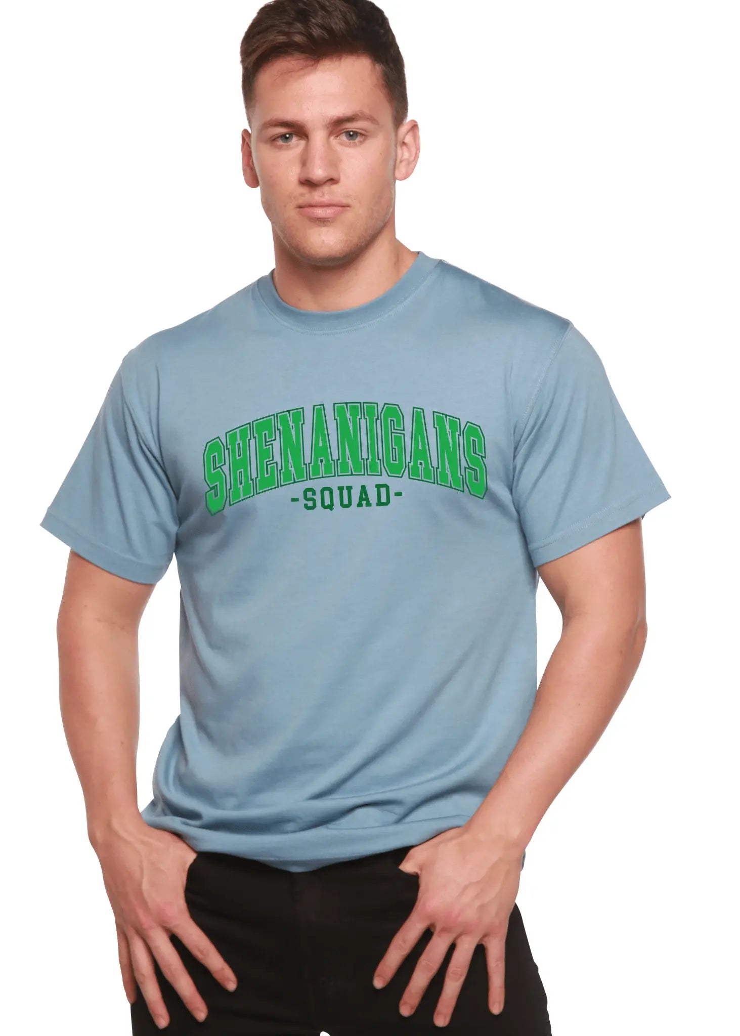 Shenanigans Squad Unisex Bamboo/Cotton Graphic T-Shirt - Blade & Thread