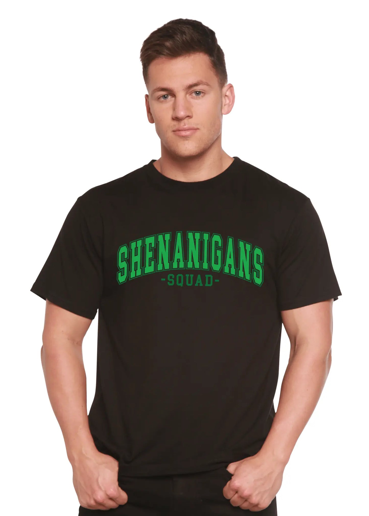 Shenanigans Squad Unisex Bamboo/Cotton Graphic T-Shirt - Blade & Thread