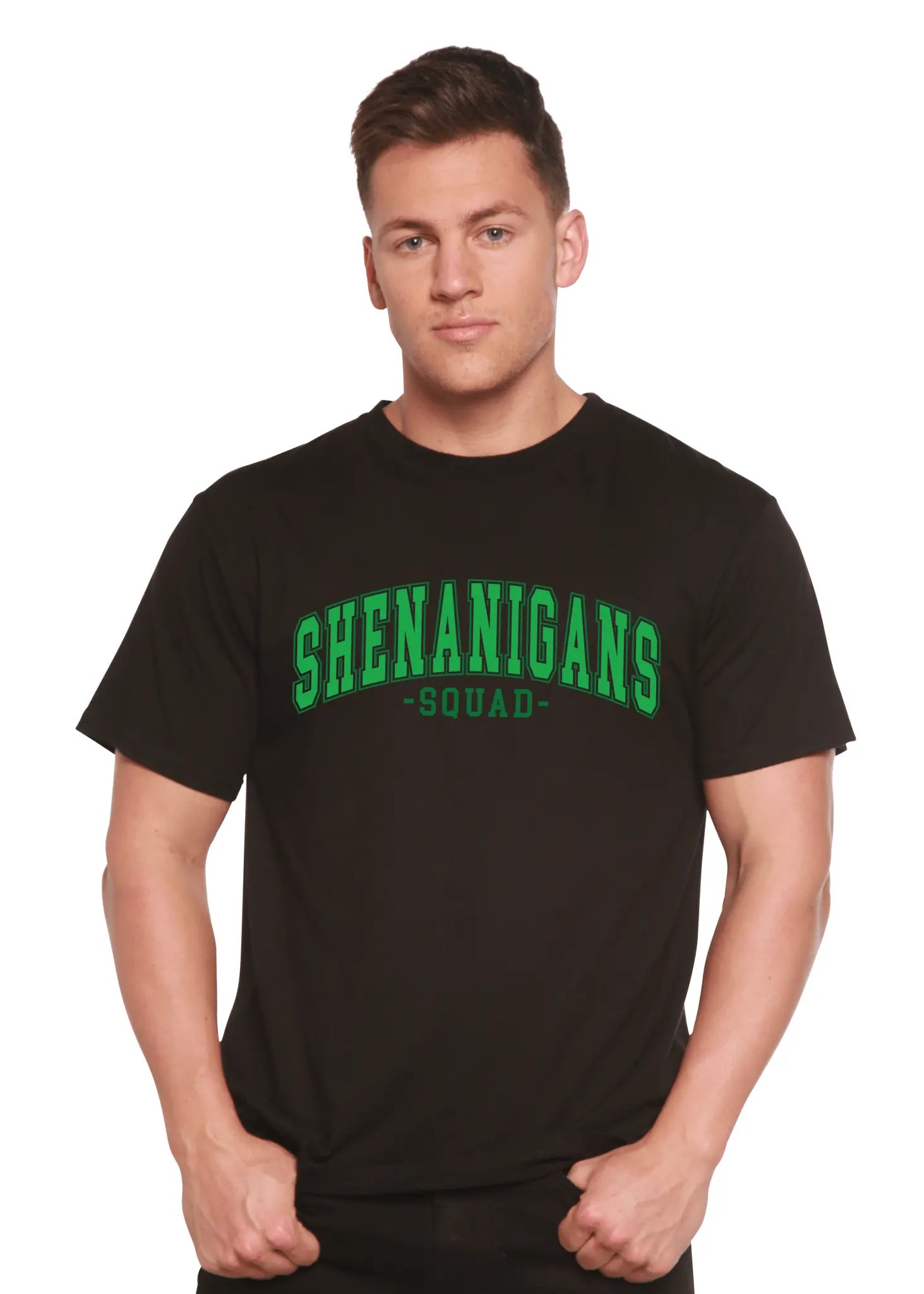 Shenanigans Squad Unisex Bamboo/Cotton Graphic T-Shirt - Blade & Thread