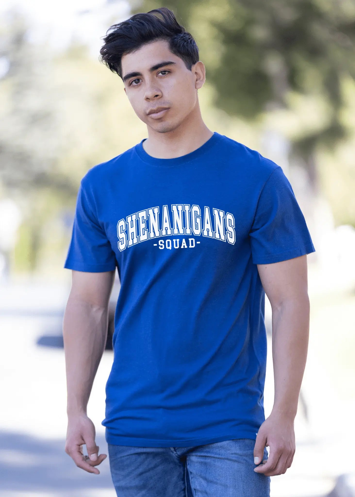 Shenanigans Squad Unisex Bamboo/Cotton Graphic T-Shirt - Blade & Thread