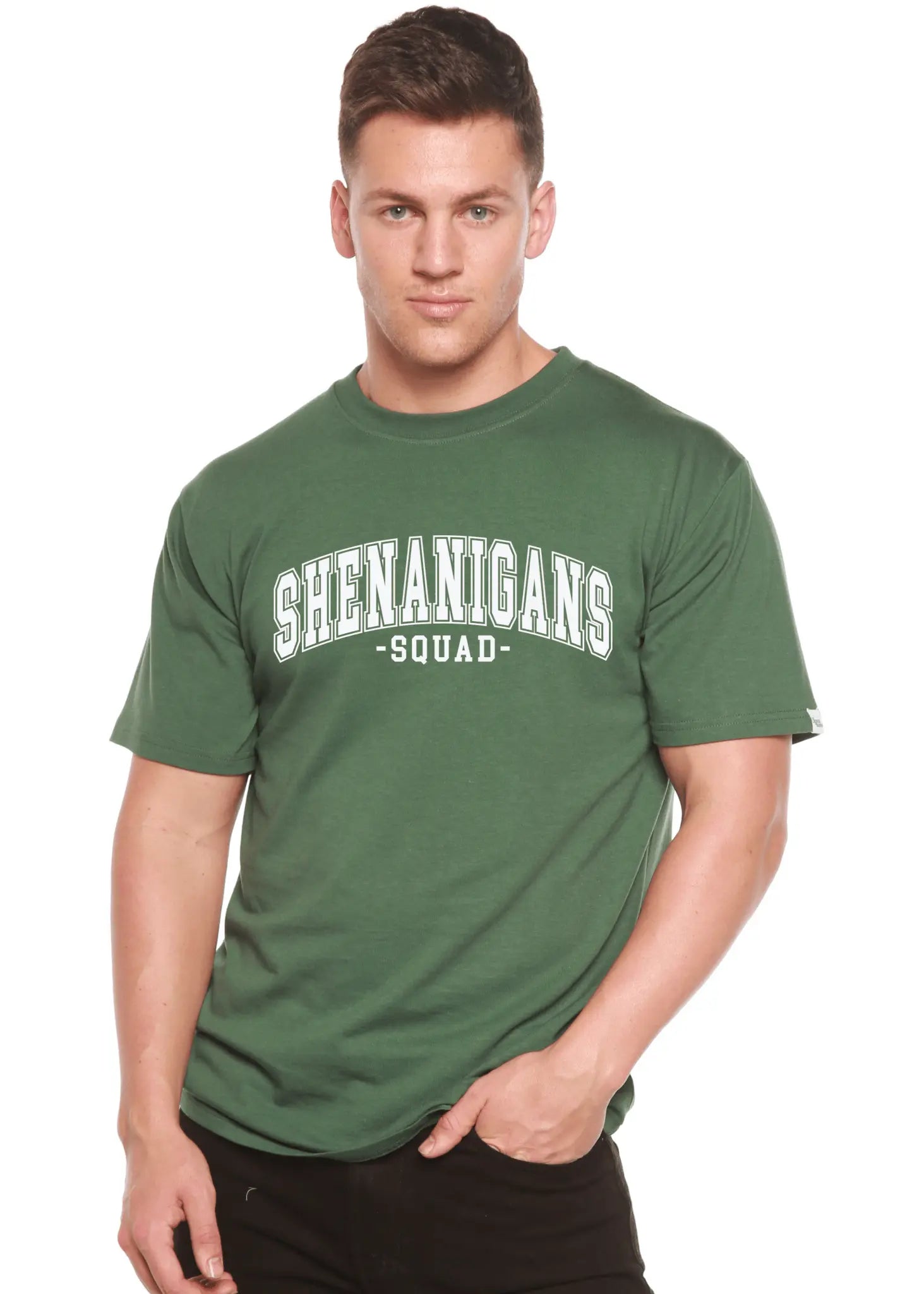 Shenanigans Squad Unisex Bamboo/Cotton Graphic T-Shirt - Blade & Thread