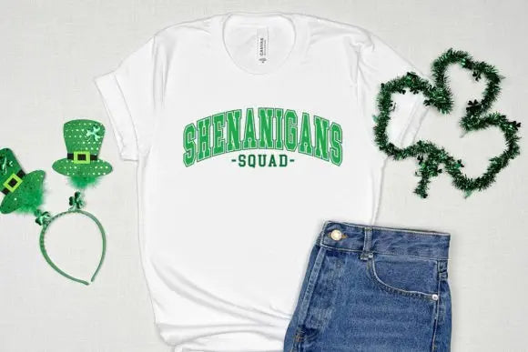 Shenanigans Squad Unisex Bamboo/Cotton Graphic T-Shirt - Blade & Thread