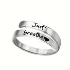 Silver Spiral Heart Ring - Blade & Thread