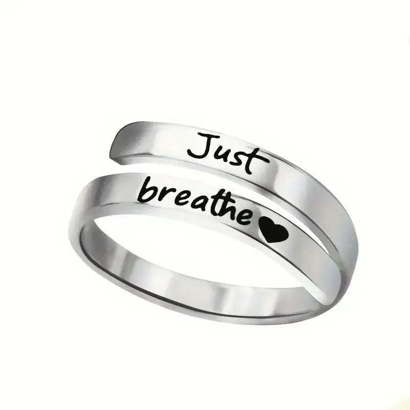 Silver Spiral Heart Ring - Blade & Thread