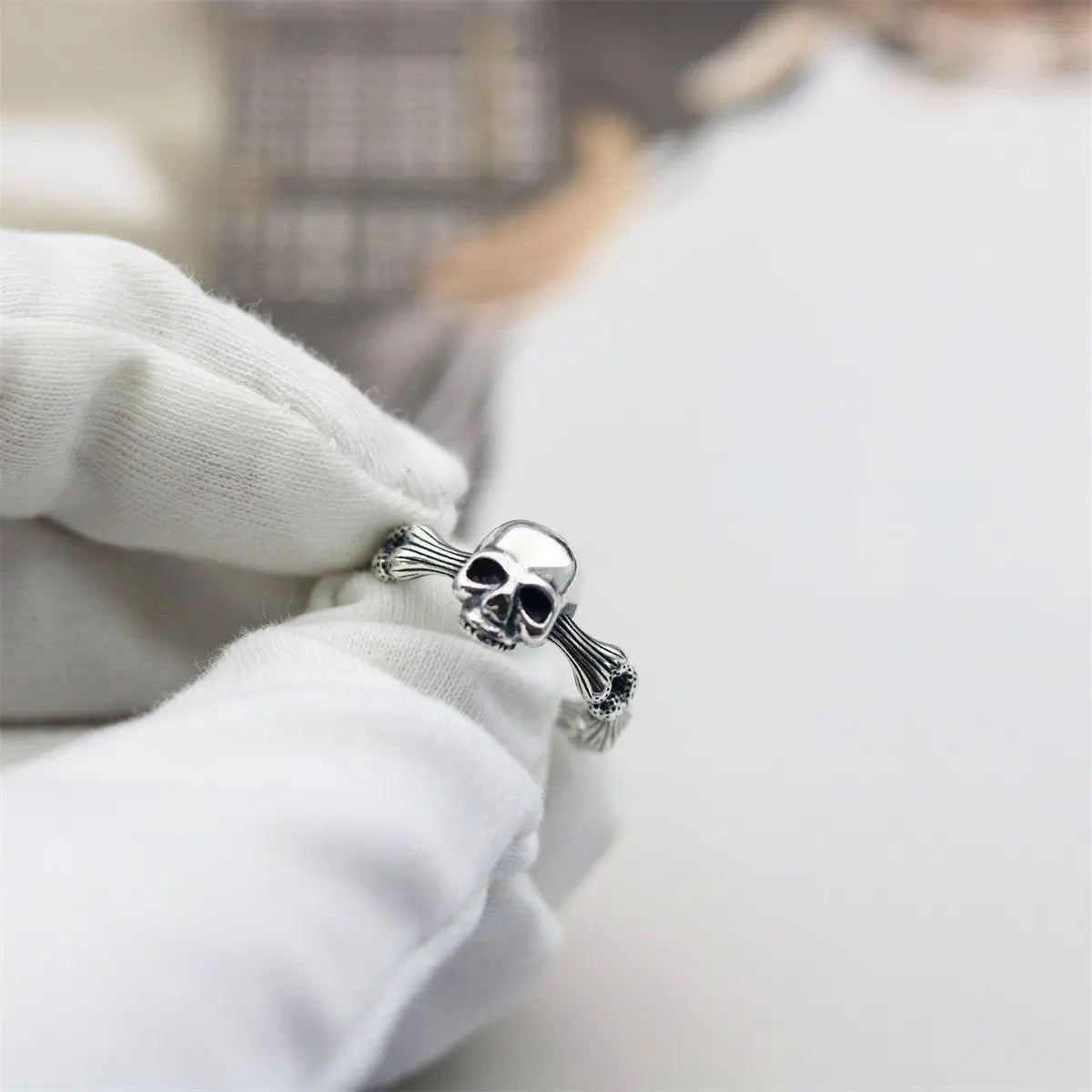 Skull open ring - Blade & Thread