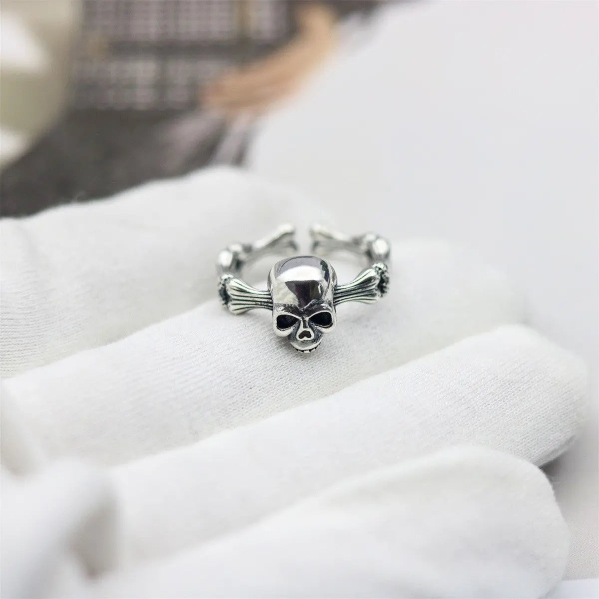 Skull open ring - Blade & Thread