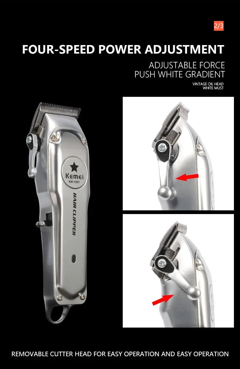 SleekMen Electric Hair Trimmer - Blade & Thread