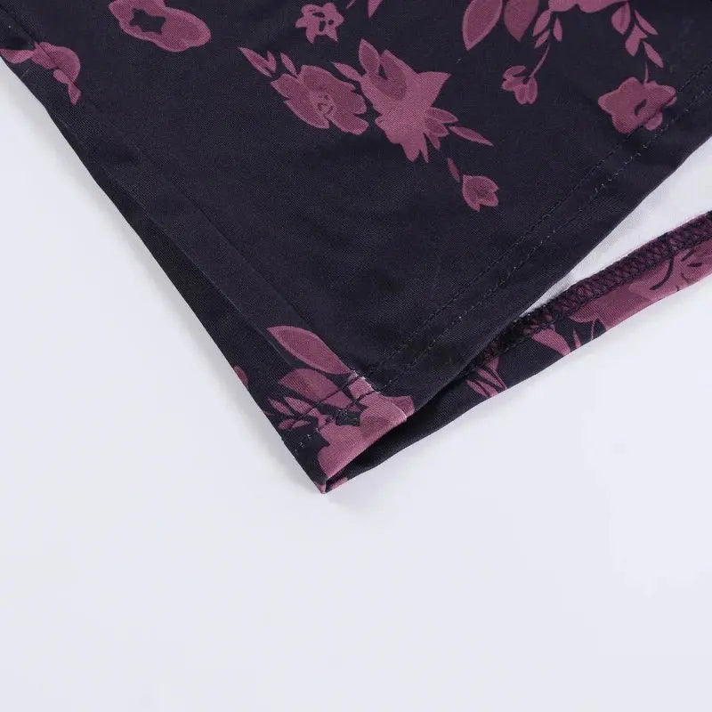Sleeveless V-neck Backless Bodvcon Printed Spaghetti Strap Dress - Blade & Thread