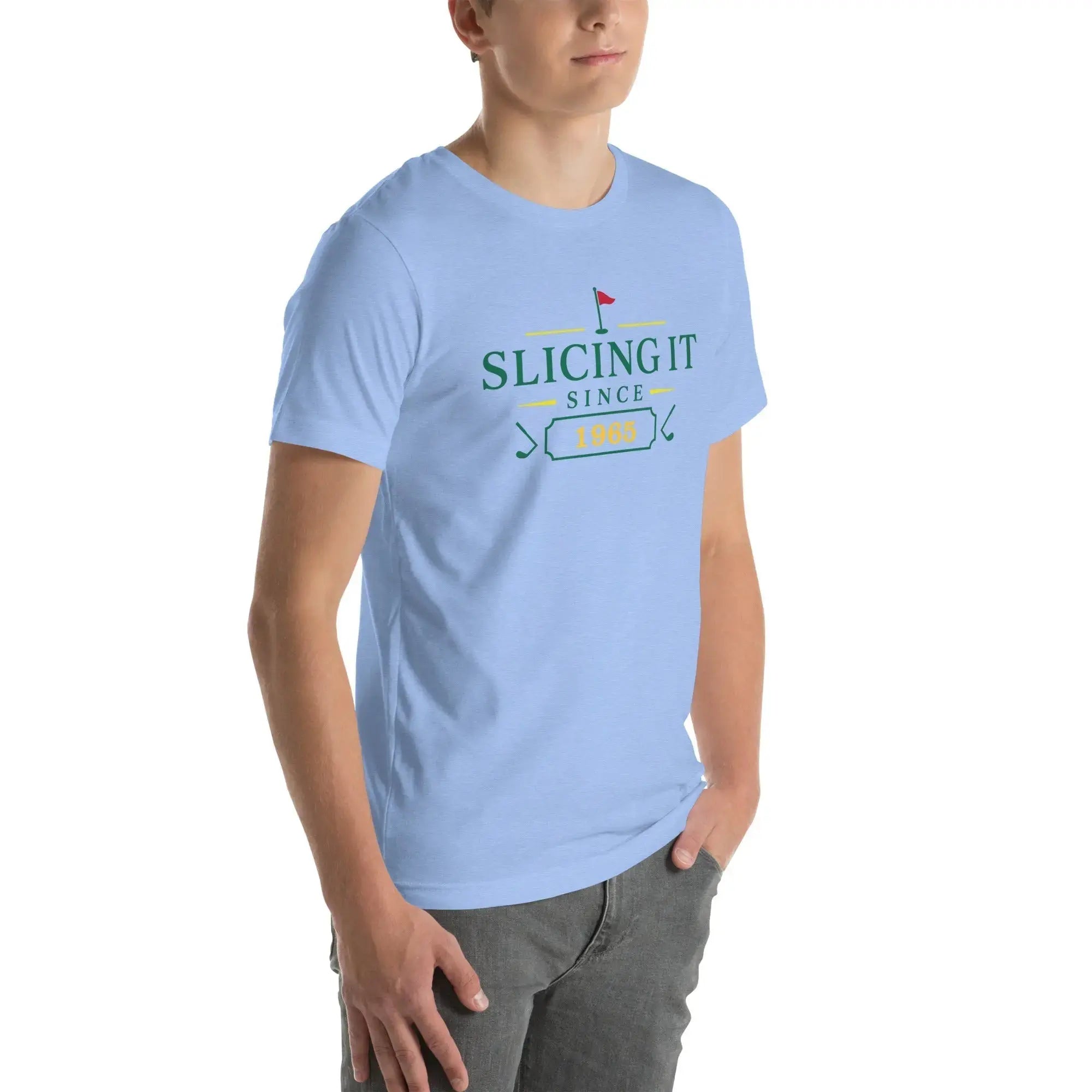 Slicing It Since "Year" - Custom T-shirt Golfer Paradise