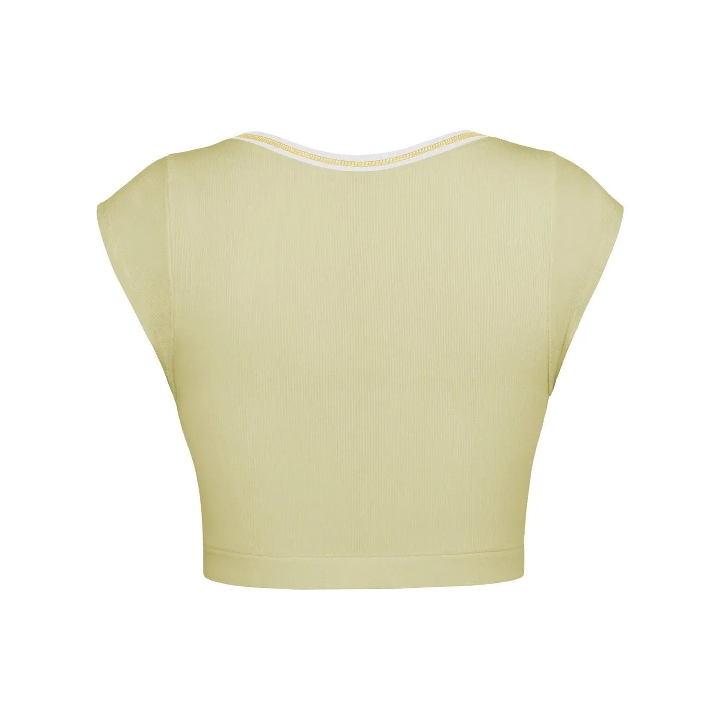 Slim Fit Ultra Short Sexy Spicy Girls Top Knitted Thread T-shirt - Blade & Thread