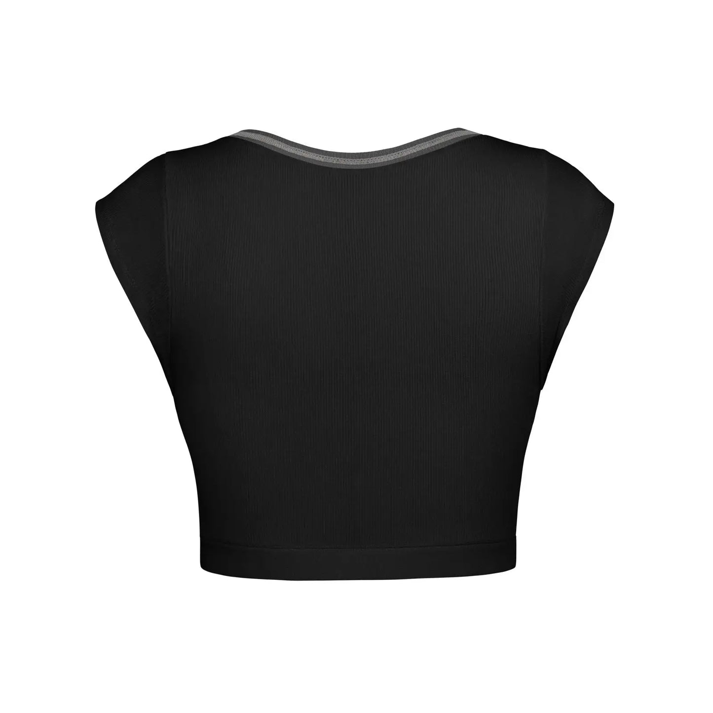 Slim Fit Ultra Short Sexy Spicy Girls Top Knitted Thread T-shirt - Blade & Thread