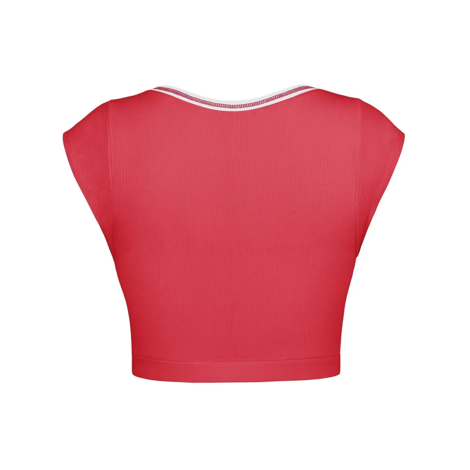 Slim Fit Ultra Short Sexy Spicy Girls Top Knitted Thread T-shirt - Blade & Thread