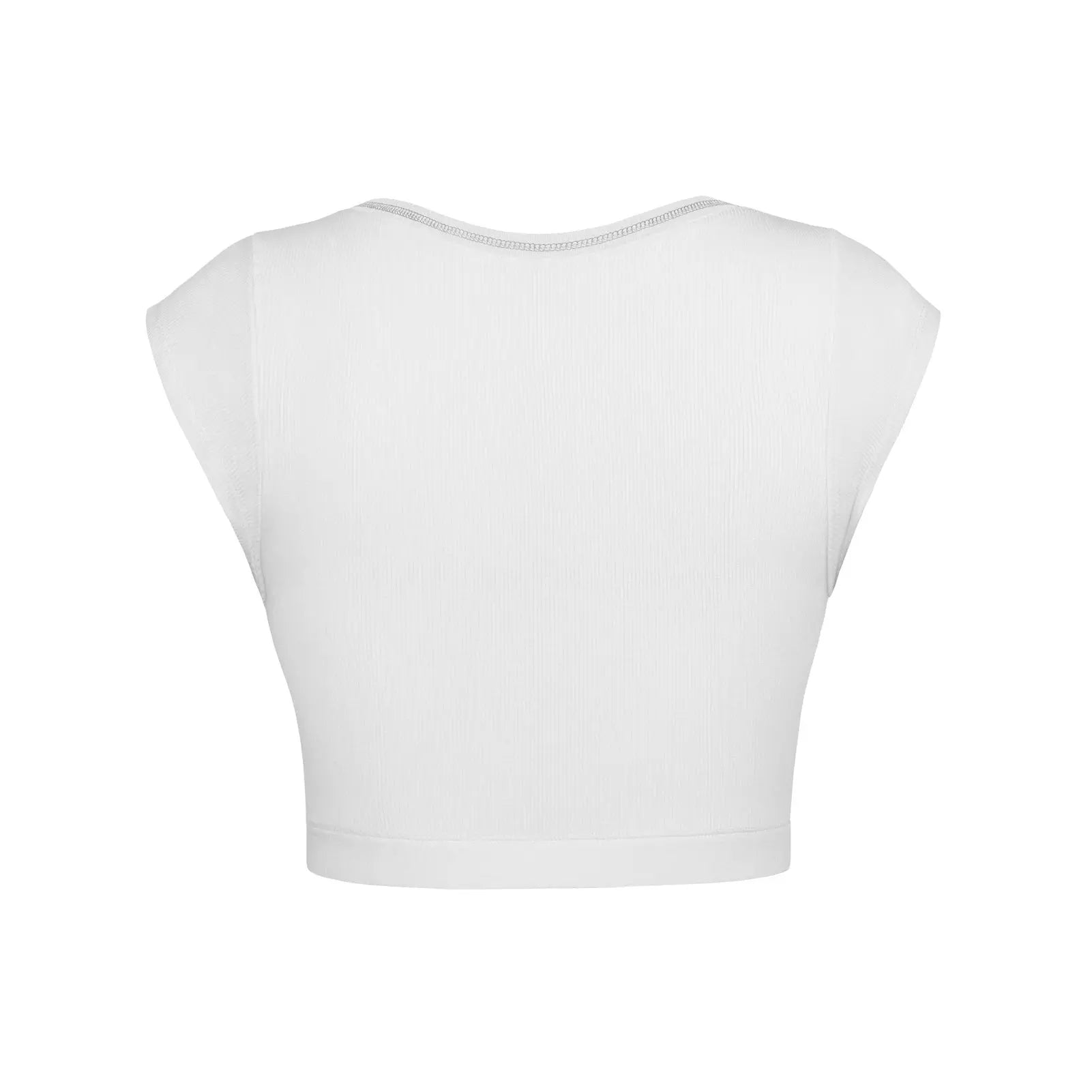 Slim Fit Ultra Short Sexy Spicy Girls Top Knitted Thread T-shirt - Blade & Thread