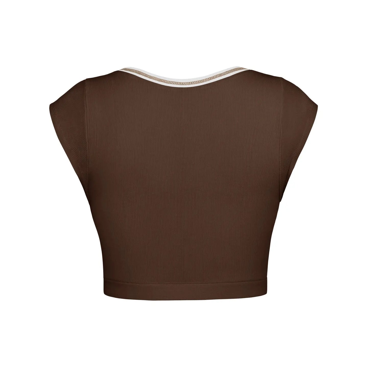 Slim Fit Ultra Short Sexy Spicy Girls Top Knitted Thread T-shirt - Blade & Thread
