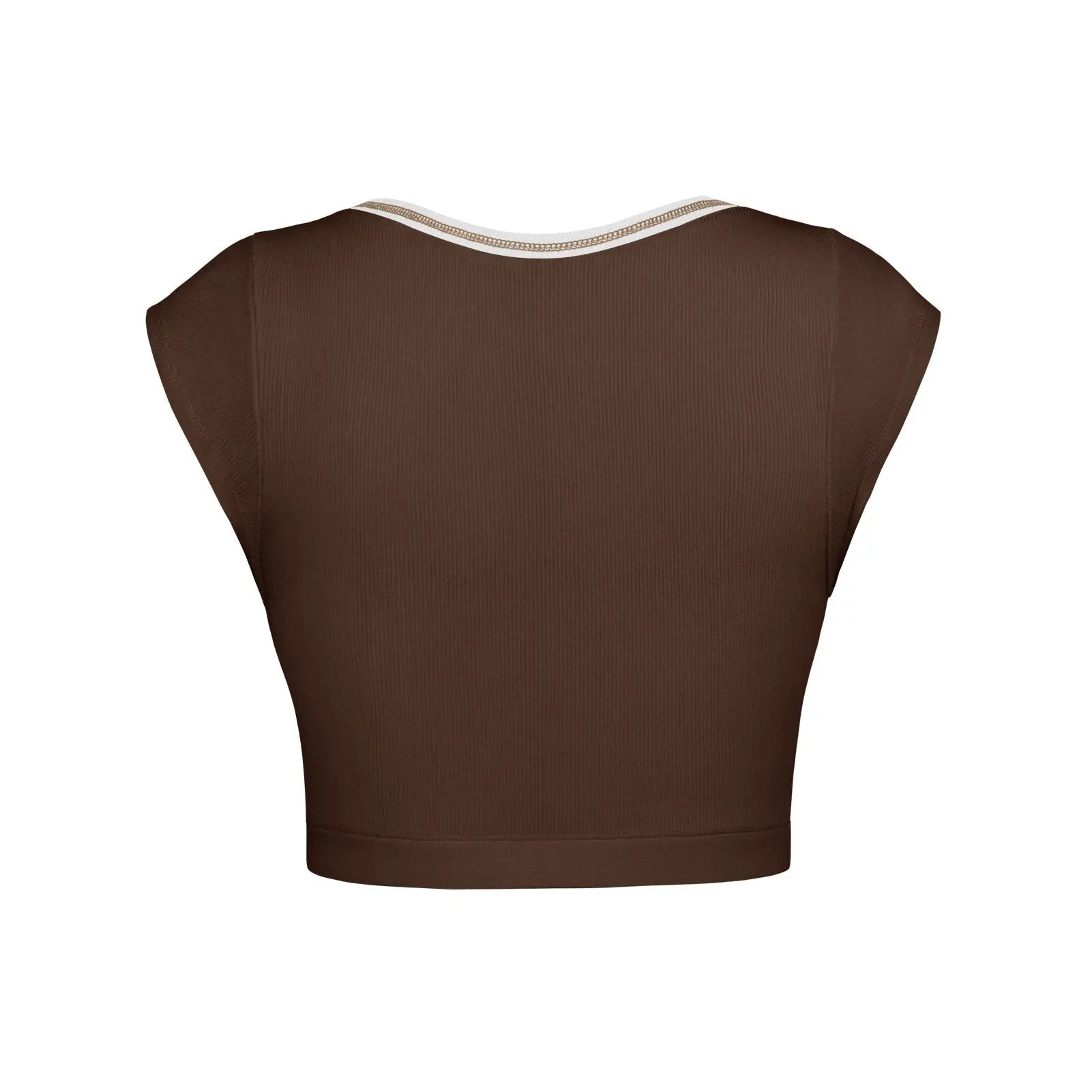 Slim Fit Ultra Short Sexy Spicy Girls Top Knitted Thread T-shirt - Blade & Thread