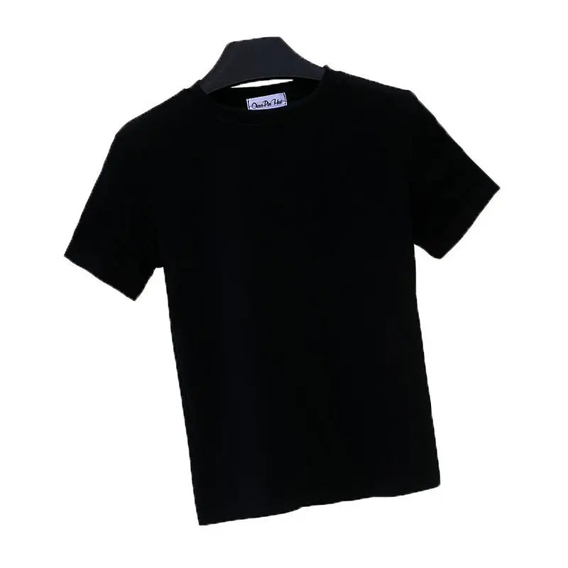 Slim-fitting round neck short-sleeved T-shirt - Blade & Thread