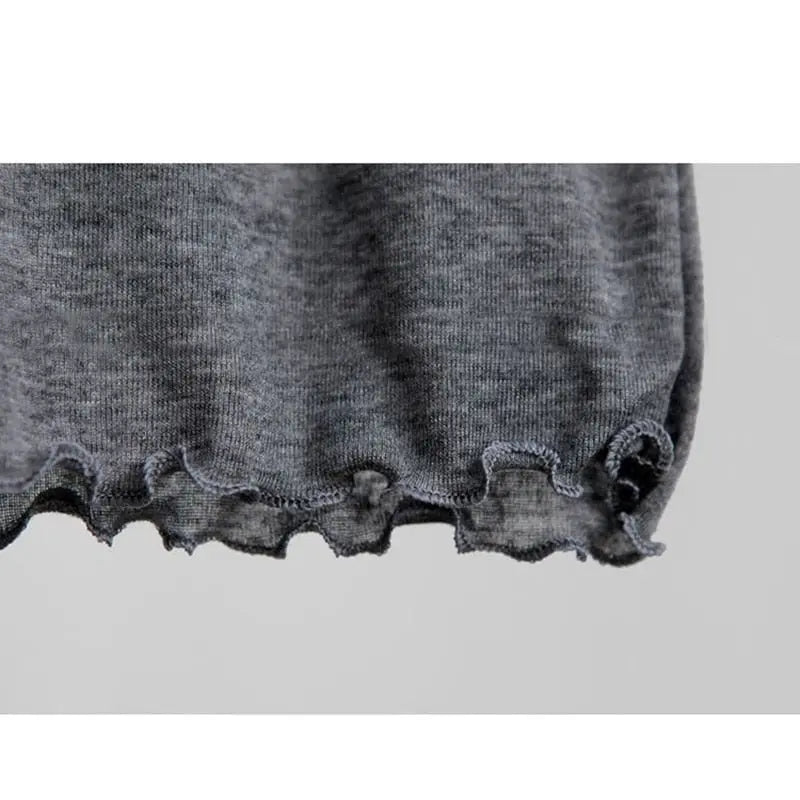 Slim T Shirt Women Cotton T-shirts Female Casual Tops Long Sleeve Sexy Thin T-shirt see through - Blade & Thread