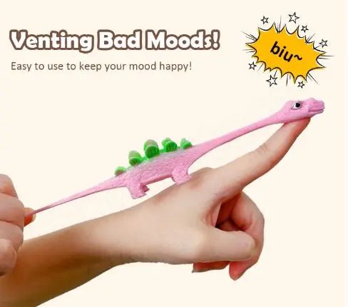 Slingshot Dino-Launch Finger Fun Toys - Blade & Thread