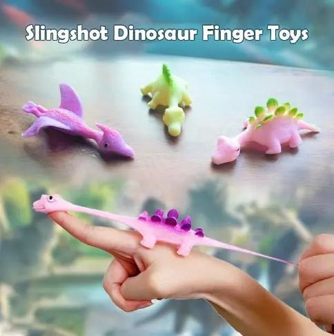 Slingshot Dino-Launch Finger Fun Toys - Blade & Thread