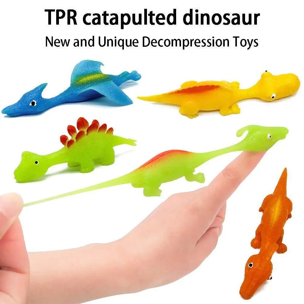 Slingshot Dino-Launch Finger Fun Toys - Blade & Thread