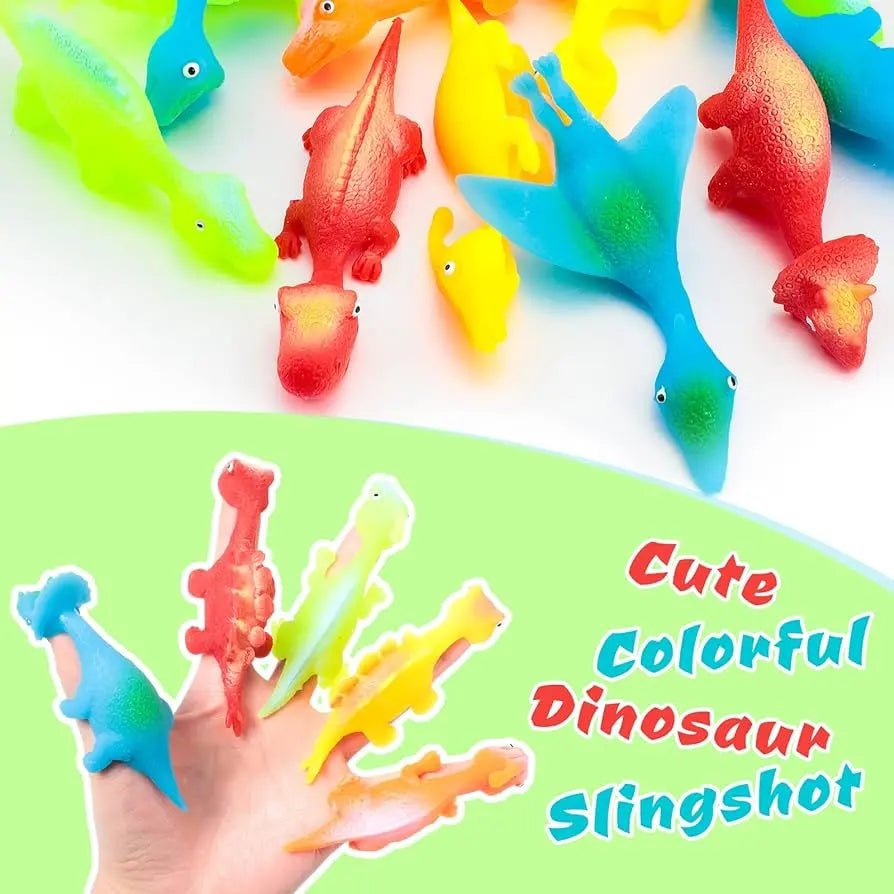 Slingshot Dino-Launch Finger Fun Toys - Blade & Thread