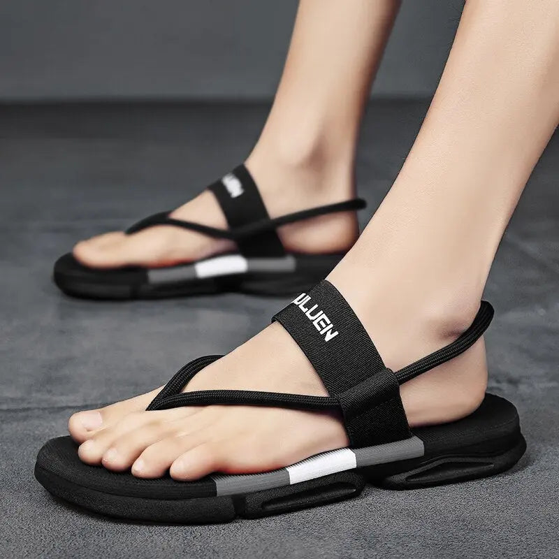 Slippers summer ankle wrap shoes slip-resistant slide sandals beach Water Shoes - Blade & Thread