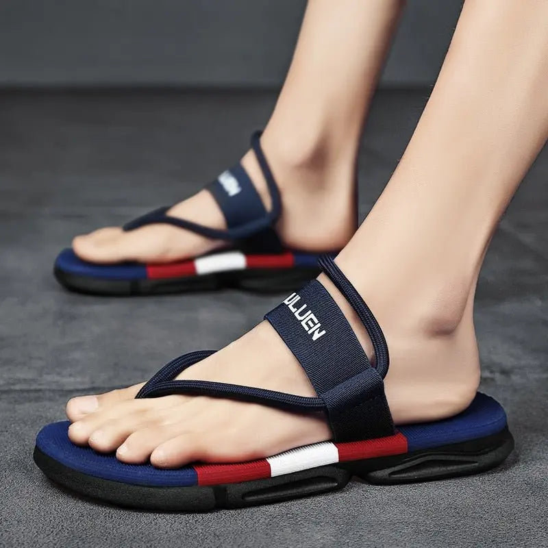 Slippers summer ankle wrap shoes slip-resistant slide sandals beach Water Shoes - Blade & Thread