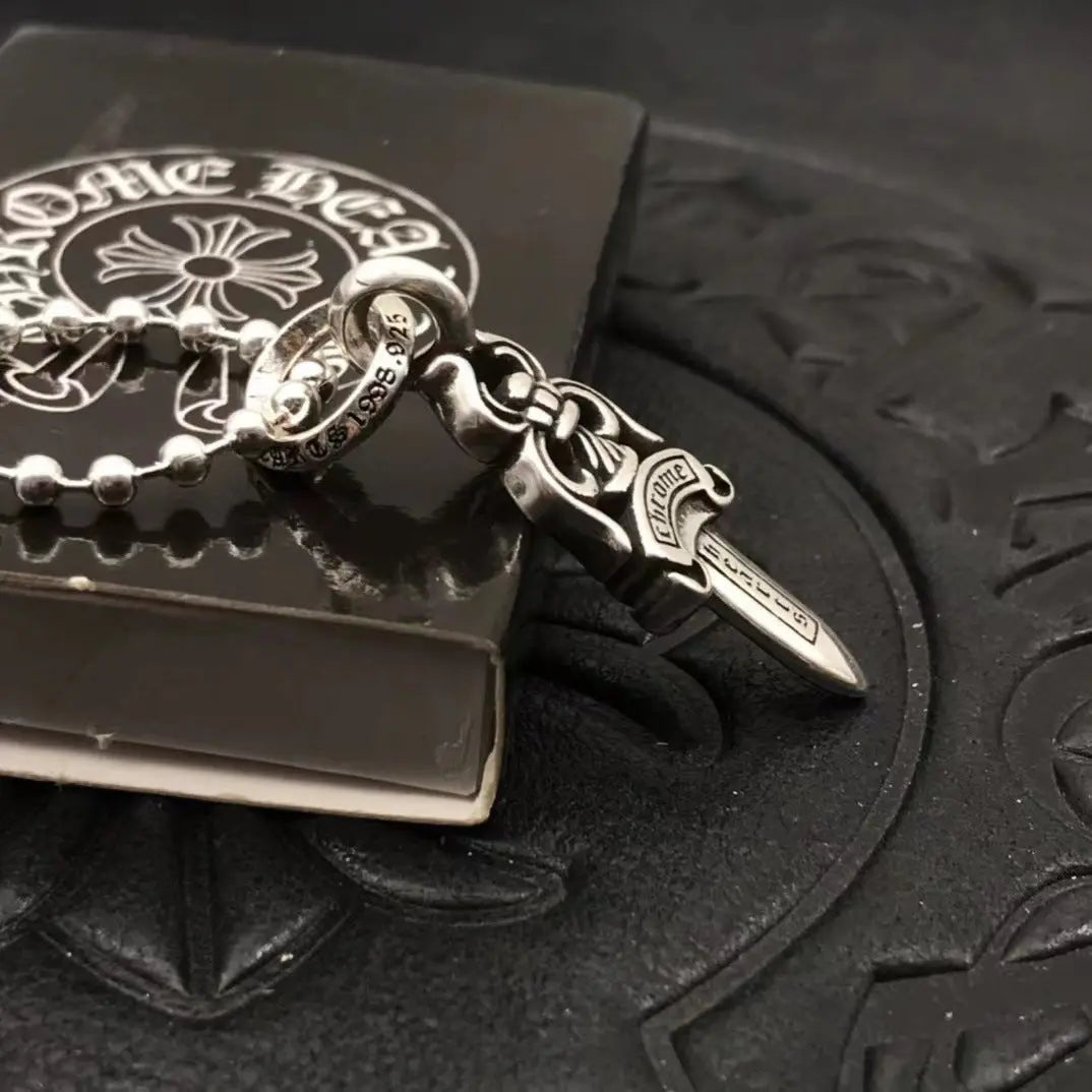 Small Retro Dagger Necklace - Blade & Thread