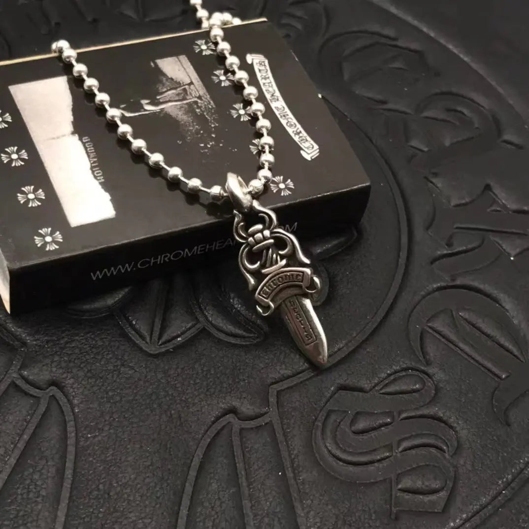 Small Retro Dagger Necklace - Blade & Thread