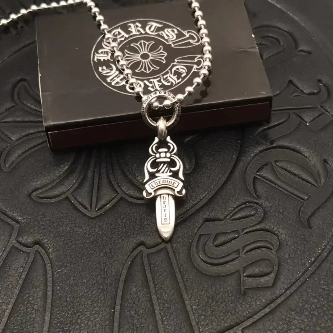 Small Retro Dagger Necklace - Blade & Thread