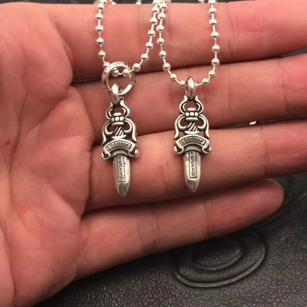 Small Retro Dagger Necklace - Blade & Thread