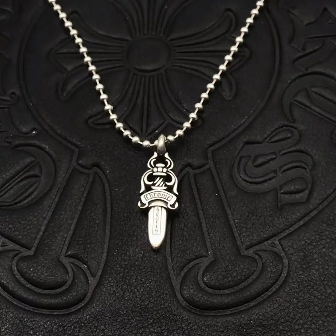 Small Retro Dagger Necklace - Blade & Thread