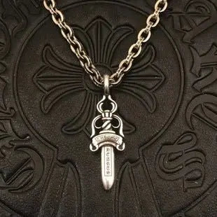 Small Retro Dagger Necklace - Blade & Thread