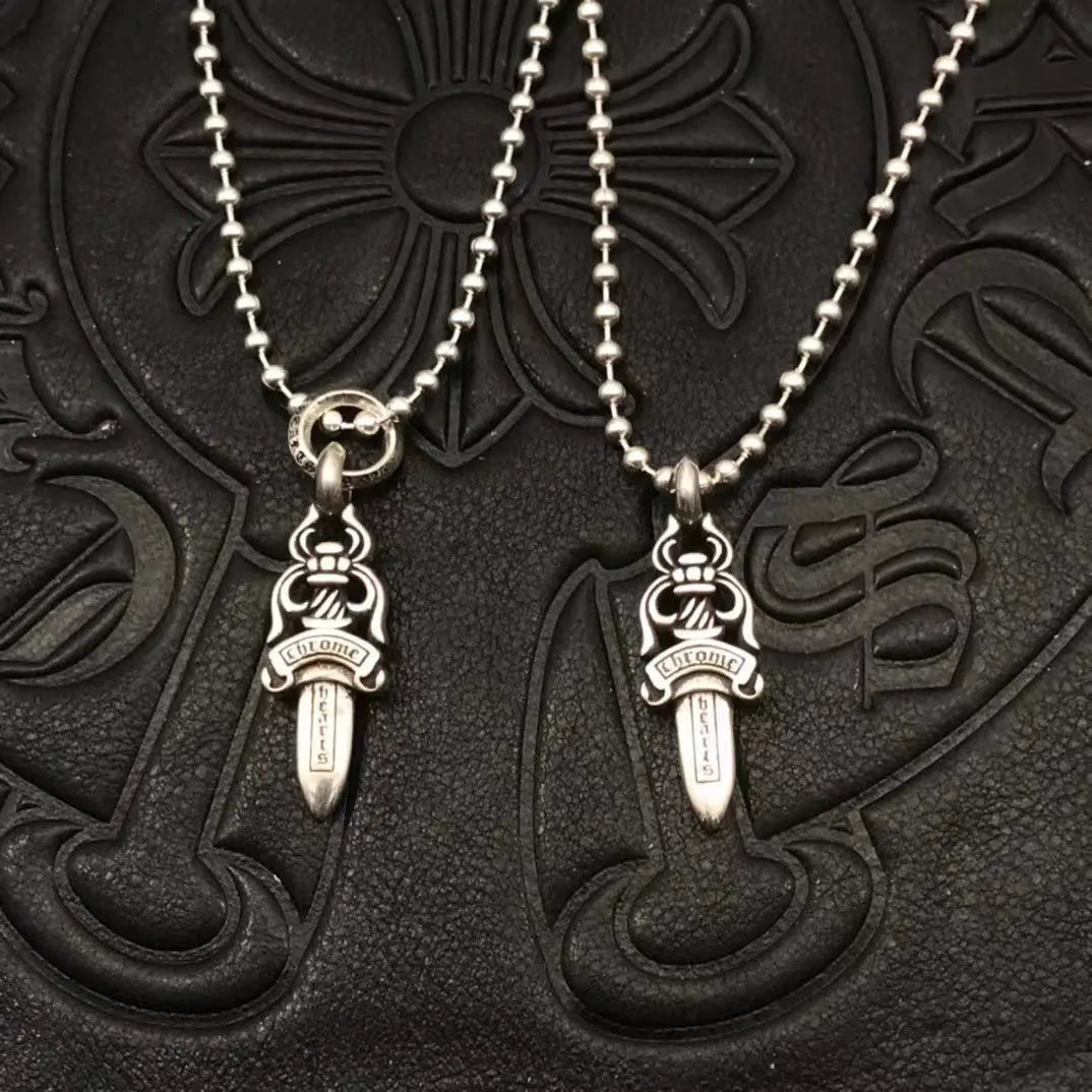 Small Retro Dagger Necklace - Blade & Thread