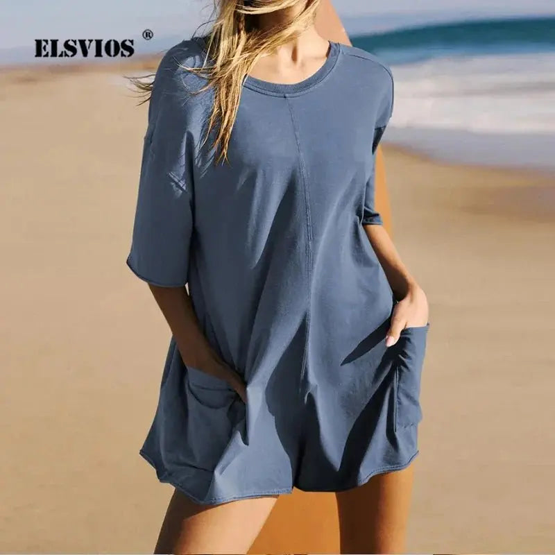 Solid Color Backless Wide-leg Tracksuit Streetwear Female Jumpsuits - Blade & Thread