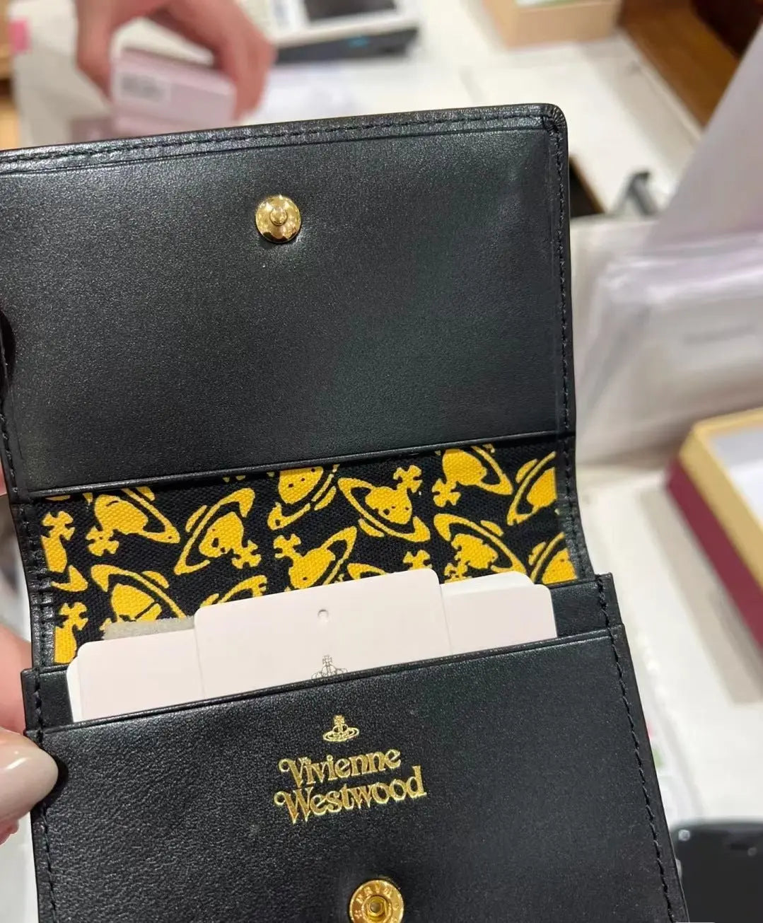 Solid color long cowhide card bag ID bag - Blade & Thread