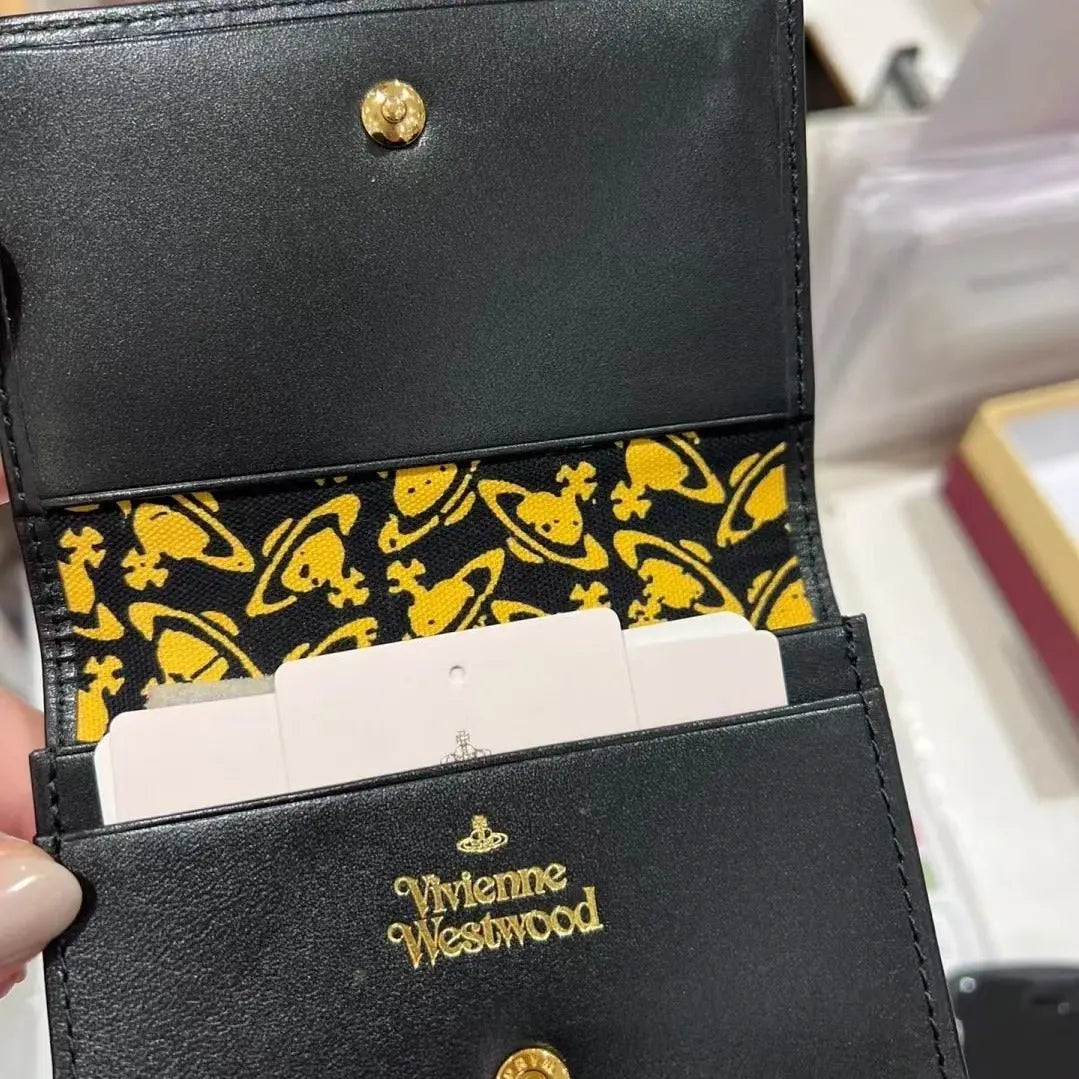 Solid color long cowhide card bag ID bag - Blade & Thread