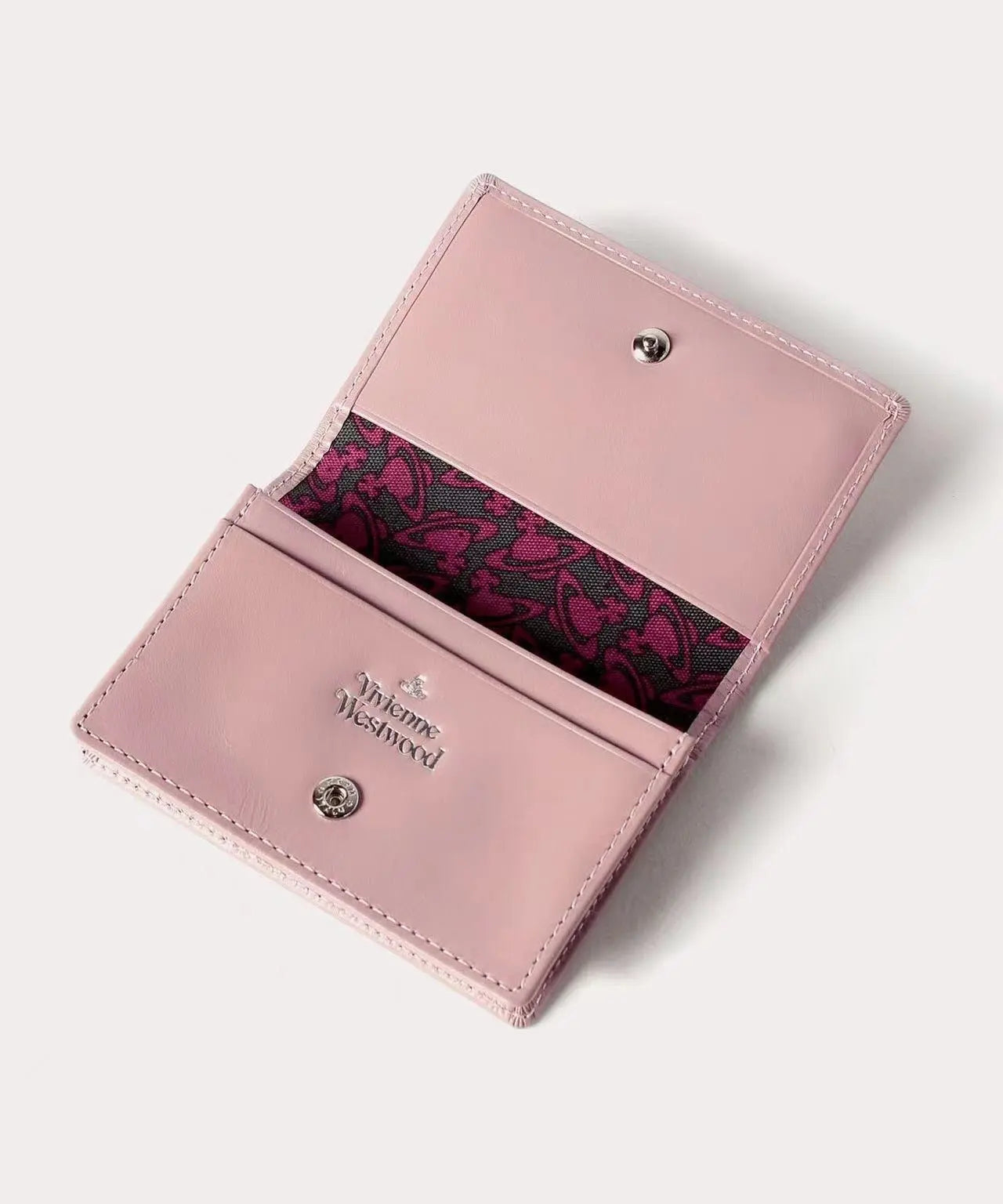 Solid color long cowhide card bag ID bag - Blade & Thread