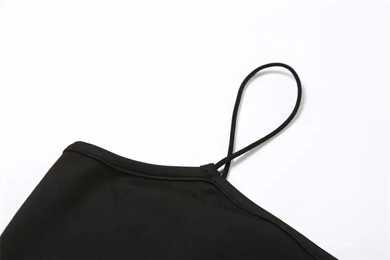 Solid Sleeveless Playsuit Club Streetwear - Blade & Thread