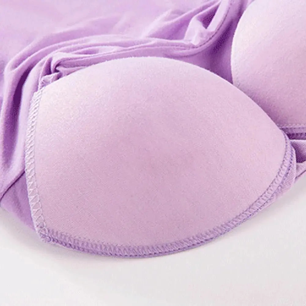 Solid Tank Tops Adjustable Strap Built In Cup Padded Wireless Camisole Camis Vest - Blade & Thread
