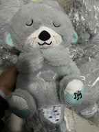 Sound Machine Soothe 'n Snuggle Otter Portable Plush Baby Toy with Sensory Details Music Lights & Rhythmic Breathing Motion - Blade & Thread