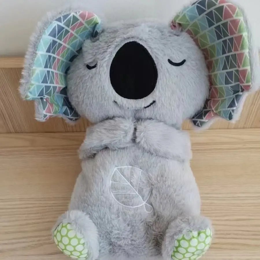 Sound Machine Soothe 'n Snuggle Otter Portable Plush Baby Toy with Sensory Details Music Lights & Rhythmic Breathing Motion - Blade & Thread